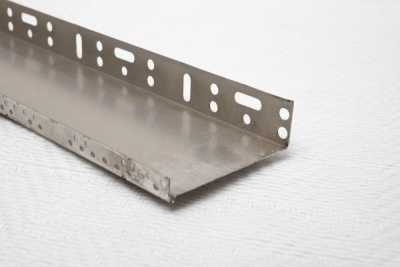 Профиль цокольный АЛ.100мм*0,7 мм, 2,5 м Bautex