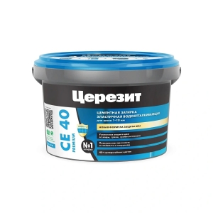 Затирка Церезит CE 40 белый, 2 кг