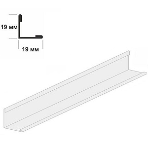 Пристенный молдинг Armstrong Bajkal Zn 300x19х19 мм белый