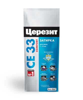Затирка Церезит CE 33 персик, 2 кг Затирка Церезит CE 33 персик, 2 кг