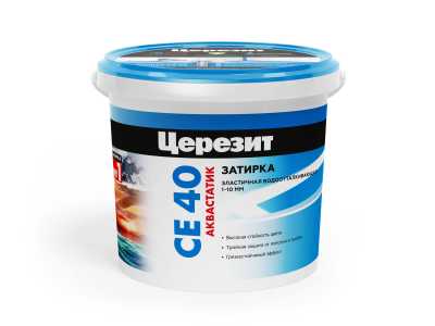 Затирка Церезит CE 40 серая, 1 кг